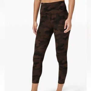 Lululemon Athletica fast and free high-rise tight 25 inch heritage 365 camo.